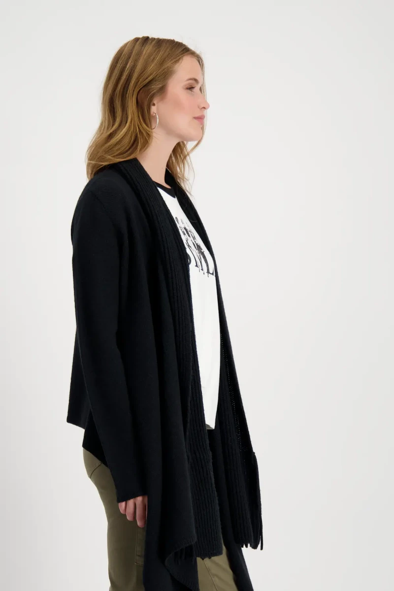 Monari Strickjacke mit Schalkragen Großer Ausverkauf