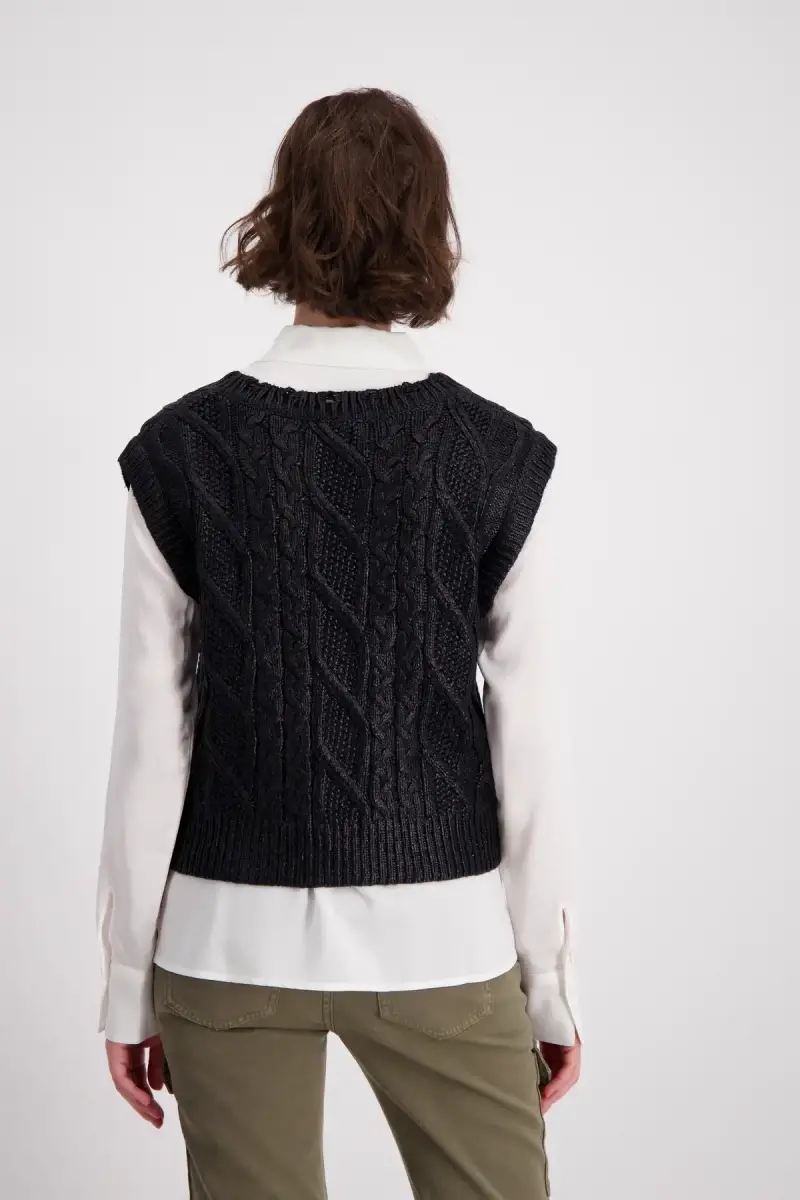Monari Pullunder mit Zopfmuster Online Shopping