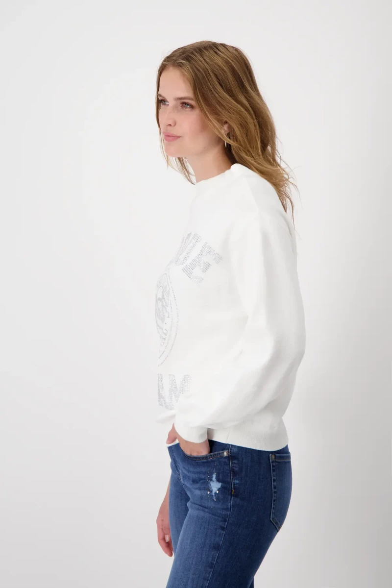 Monari Pullover mit Strass Neueste Mode