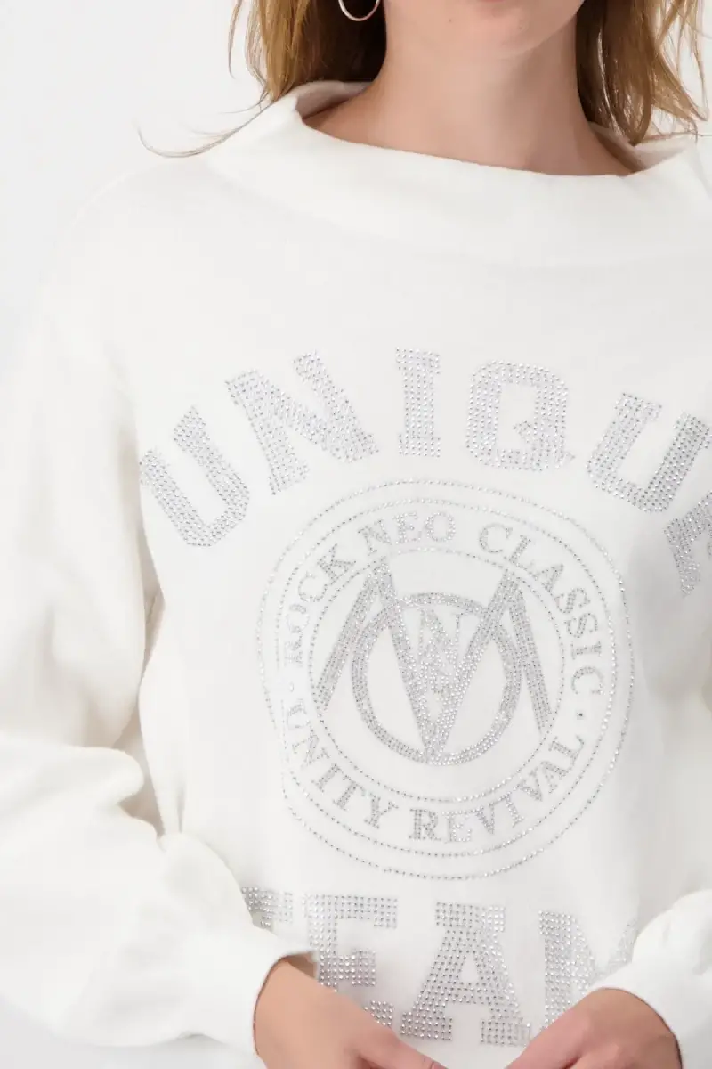 Monari Pullover mit Strass Neueste Mode