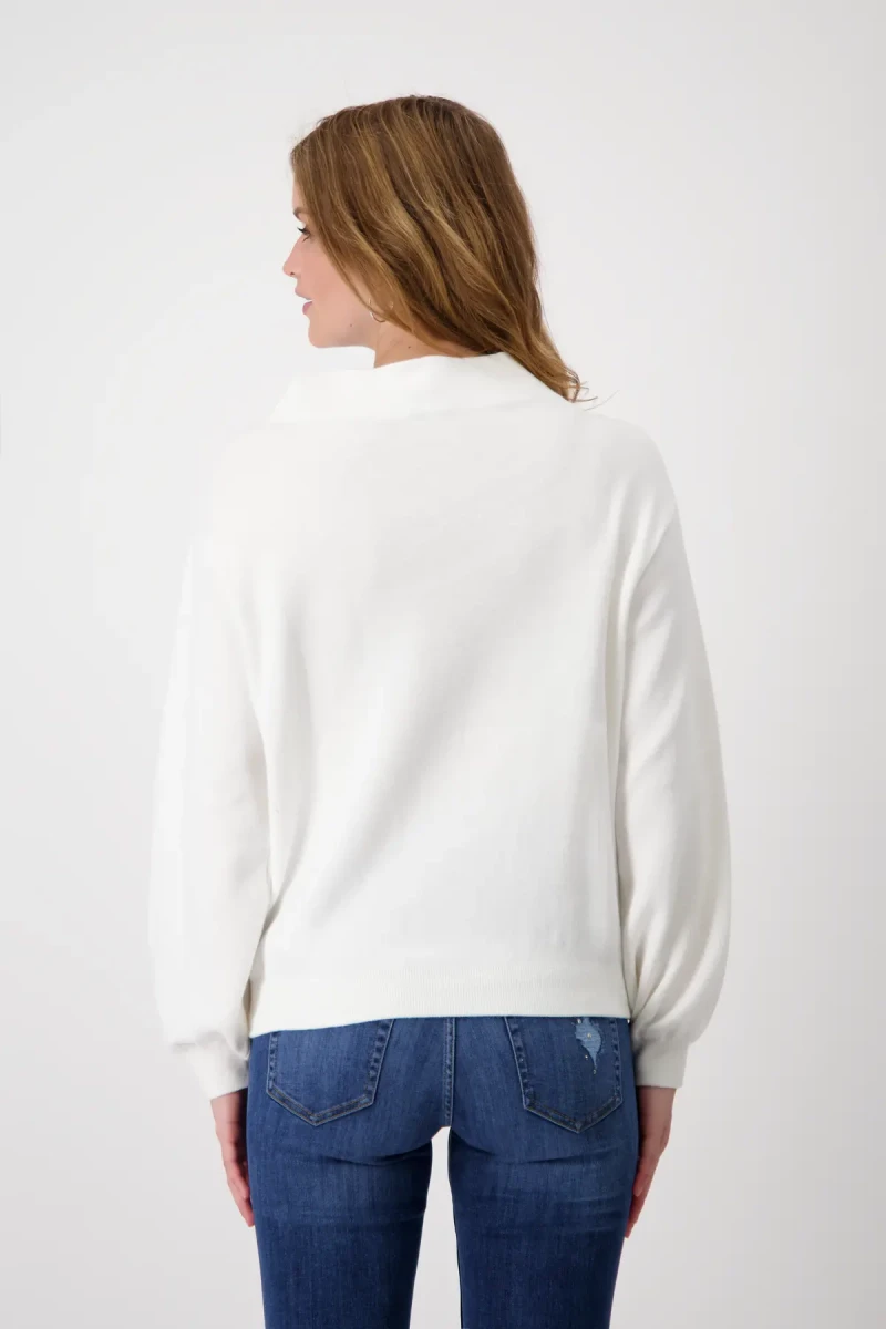 Monari Pullover mit Strass Neueste Mode