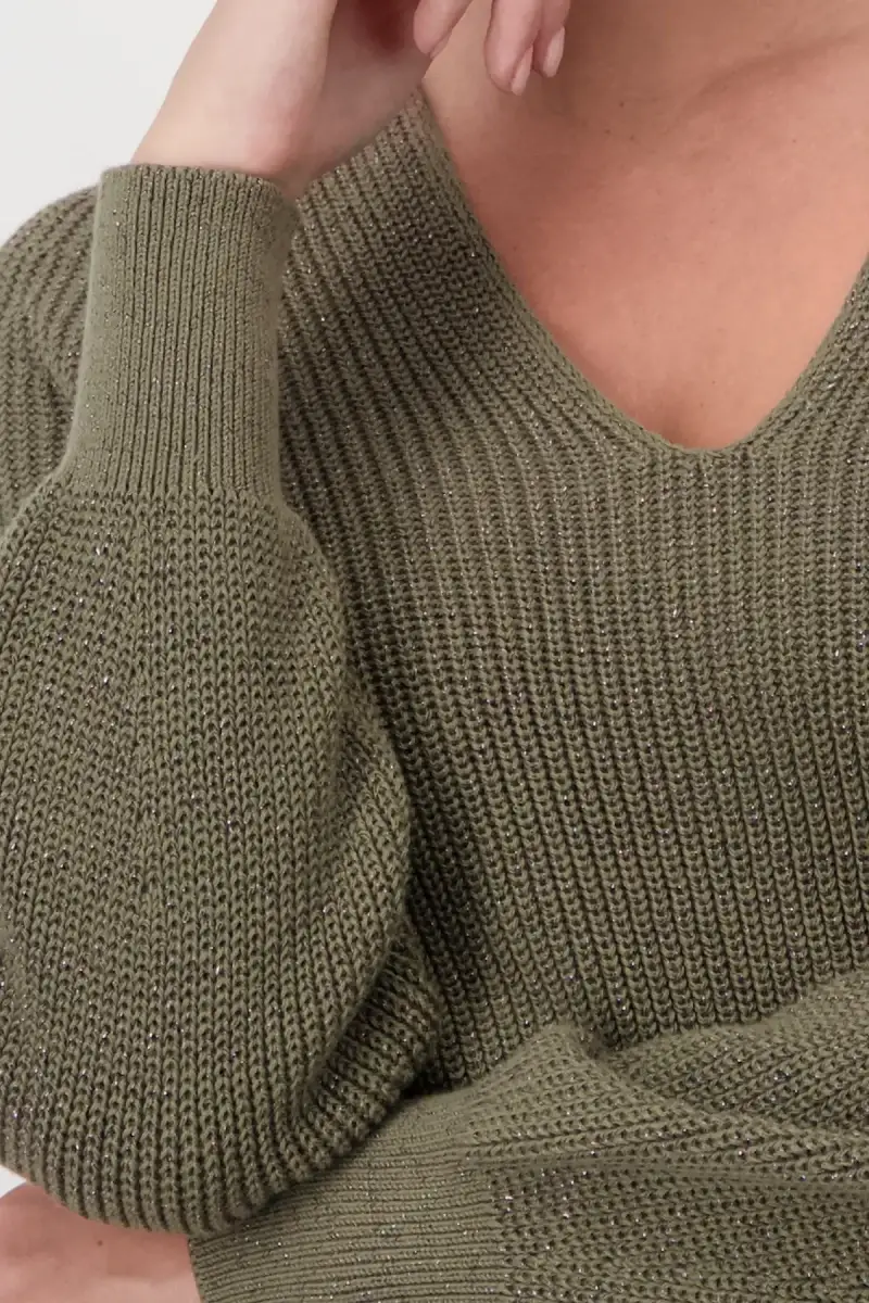 Monari Strickpullover mit Lurex Blitzangebot