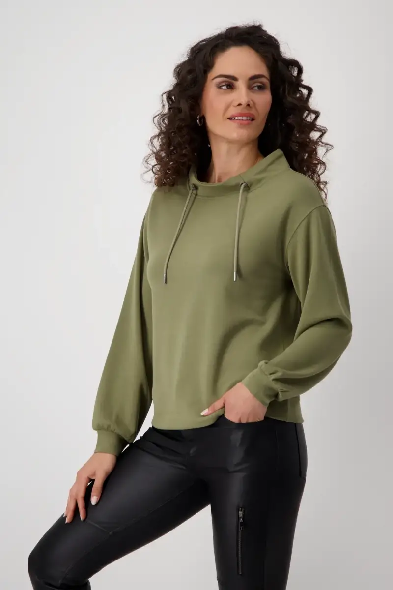 Monari Sweatshirt mit Stehkragen Neuheiten