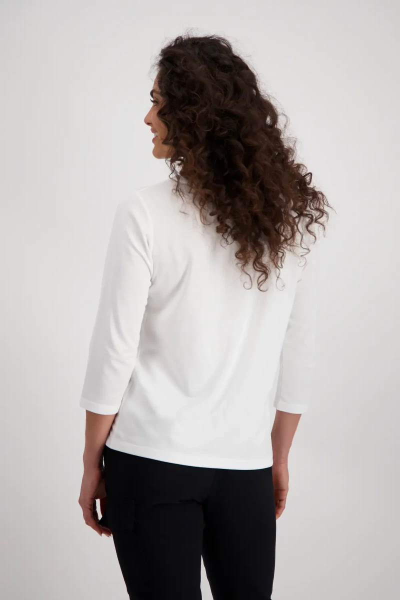 Monari Shirt mit tonigem Print Räumungsverkauf