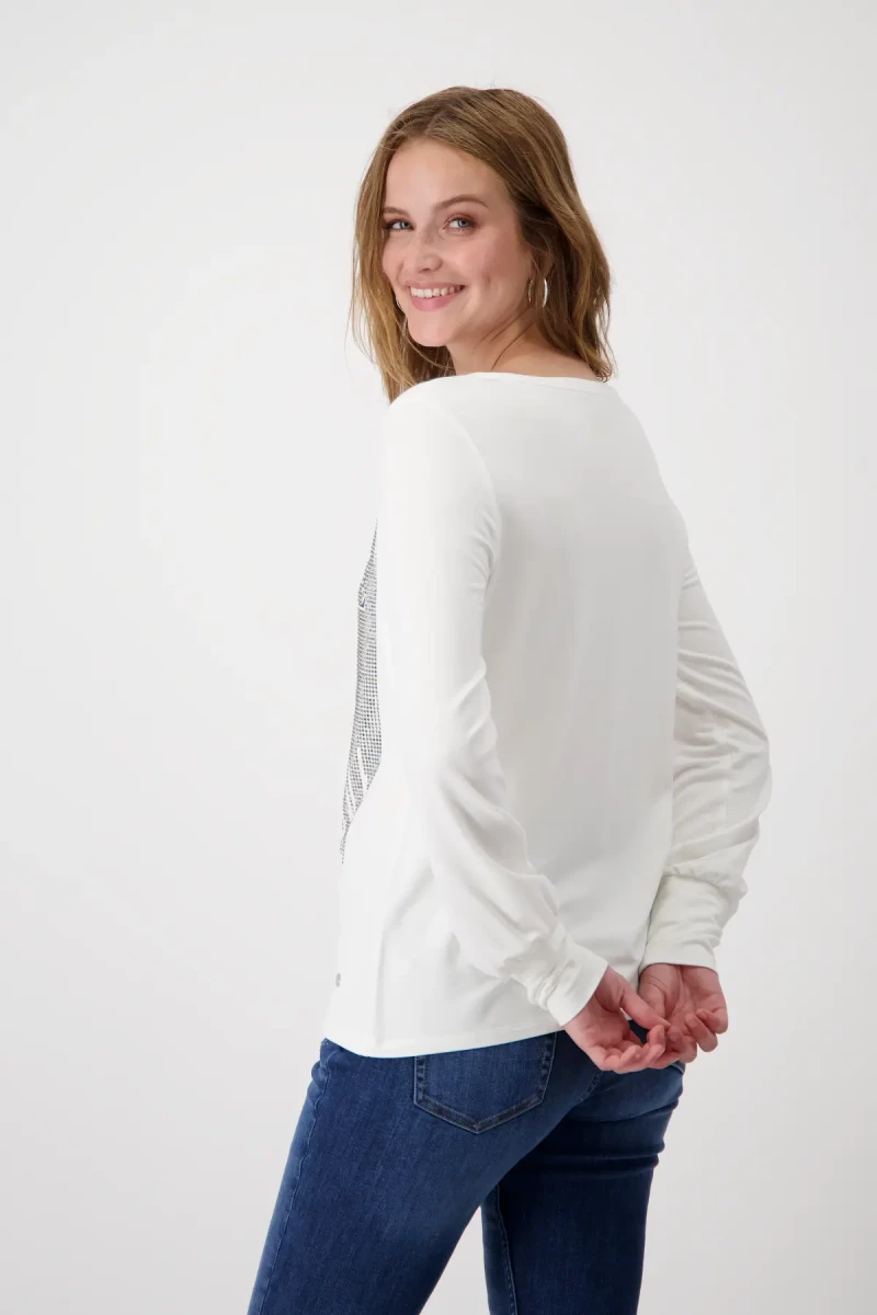 Monari Shirt mit Taschen Print Tägliche Deals