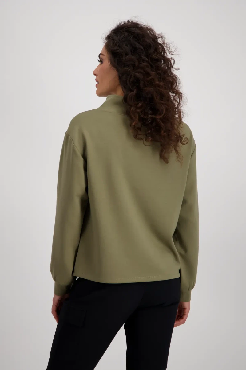 Monari Sweatshirt mit Patches und Strass Riesige Ersparnisse
