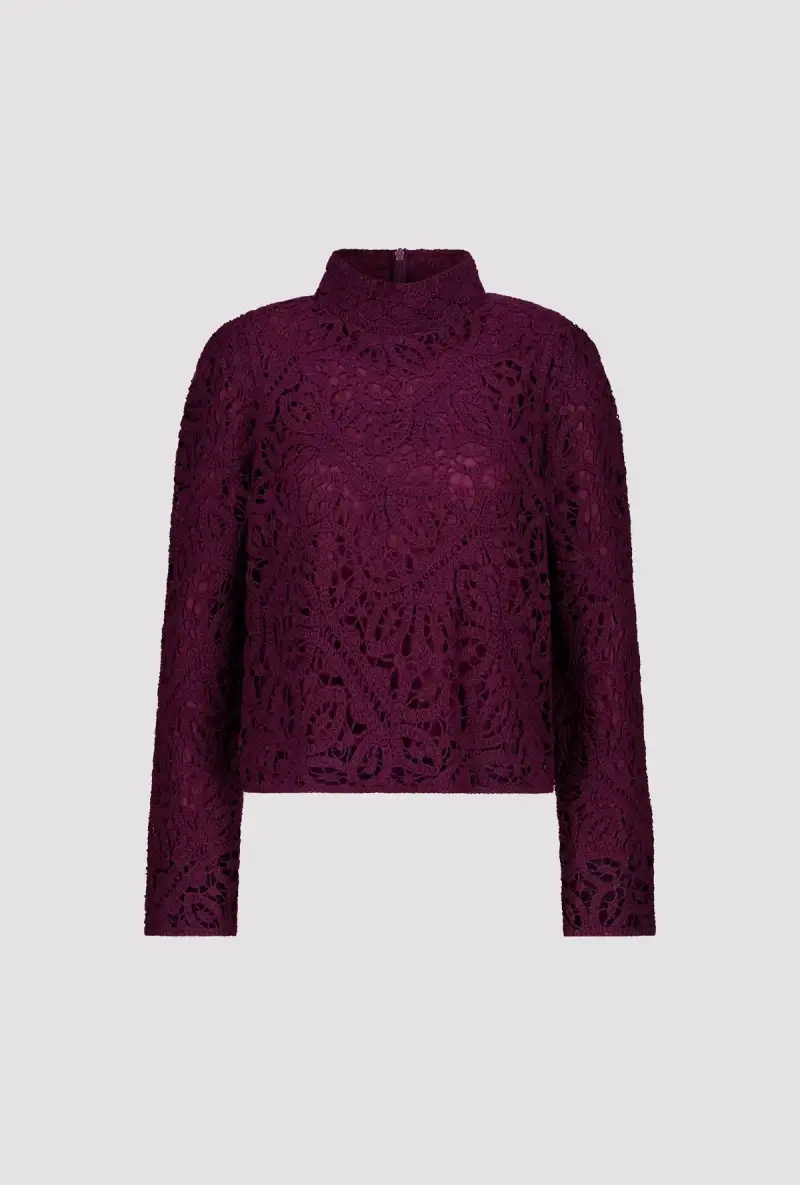 Monari Pullover mit Cornelly Häckelmuster Kostenloser Versand international