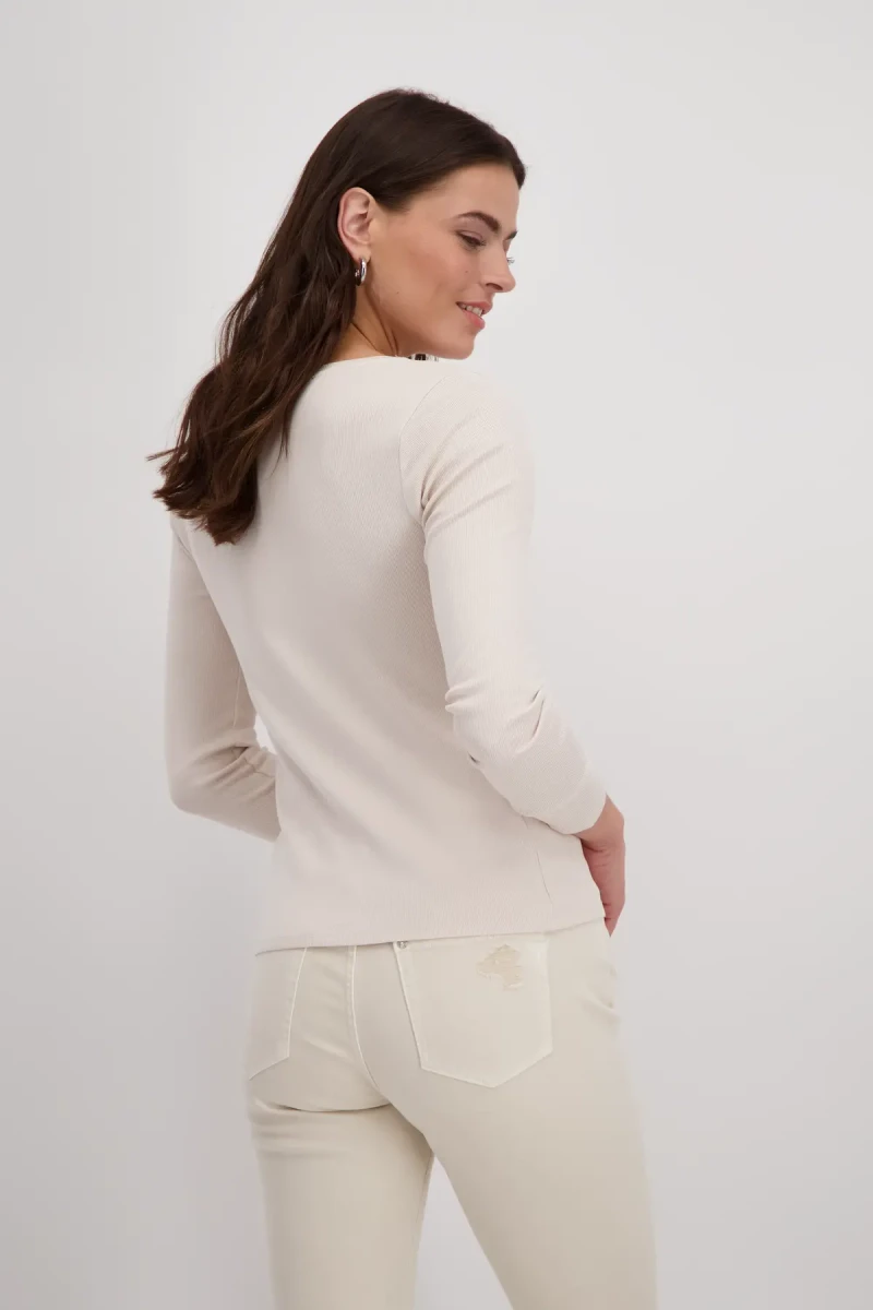 Monari Basic Shirt aus Pima Baumwolle Kostenloser Versand