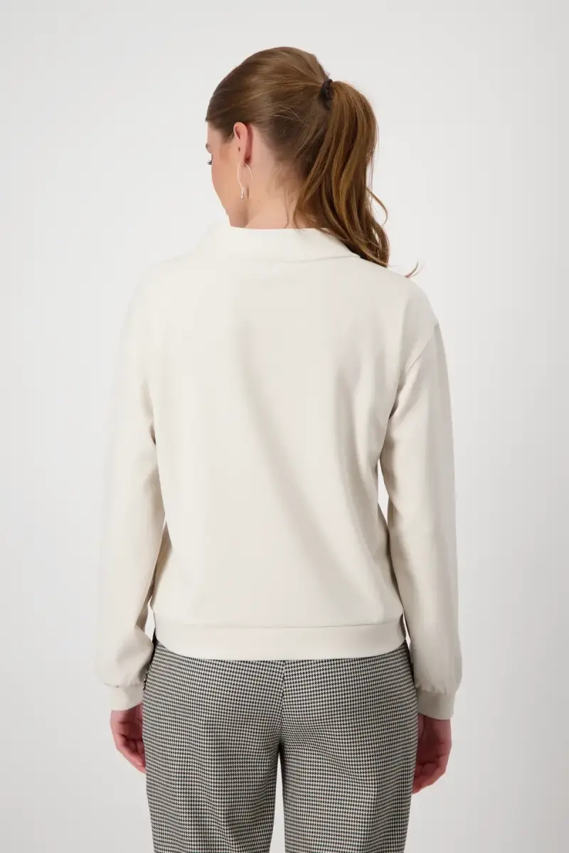 Monari Sweatshirt mit 3D Schrift Günstig kaufen