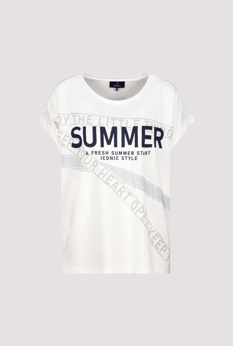 Monari Shirt mit Schrift Großer Ausverkauf