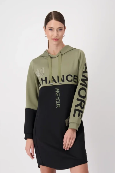 Monari Kleid mit Satindruck Blitzangebot