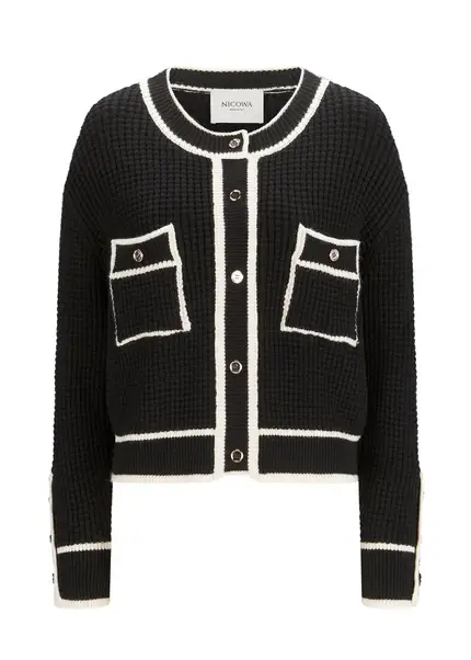 ﻿Nicowa Oversized cardigan - IDOWIA in BLACKarticle number NC8A22104019E-002