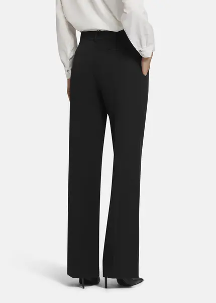 Nicowa Wide Leg Twill Pants - VINIWIA in BLACKarticle number NC9A24003019E-002 Sonderangebot