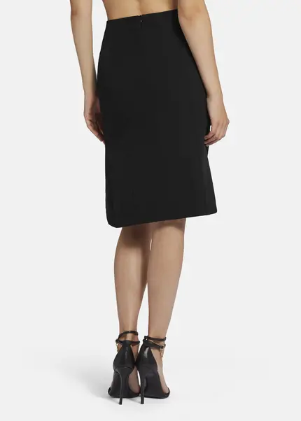 Nicowa Twill Ruffle Skirt - LOWIANA in BLACKarticle number NC9A24004019E-002 Günstig kaufen
