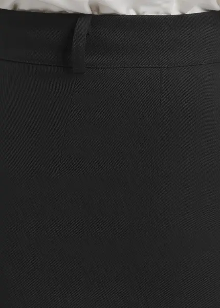 Nicowa Maxi twill skirt TRENALA in BLACKarticle number NC9A22401019E-002 Online Shopping