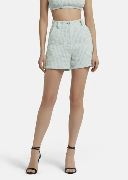 Nicowa Casual Bouclé shorts - PALOWI in LIGHT BLUEarticle number NC9A12604025E-025 Weihnachtsangebot