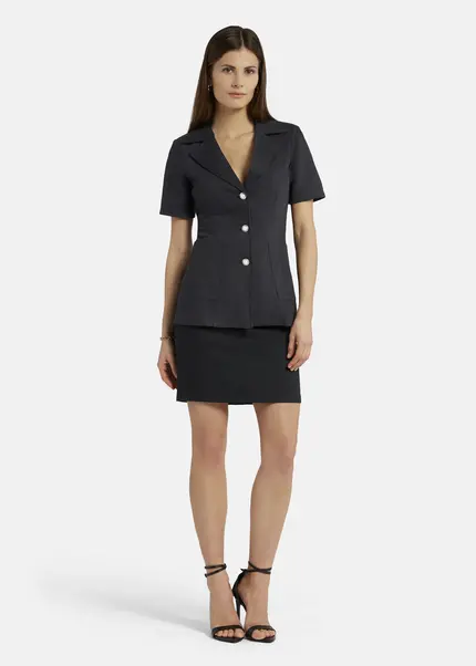 Nicowa Classic sheath skirt - TRECAWI in BLACKarticle number NC9A12402019E-002 Muttertagsangebot