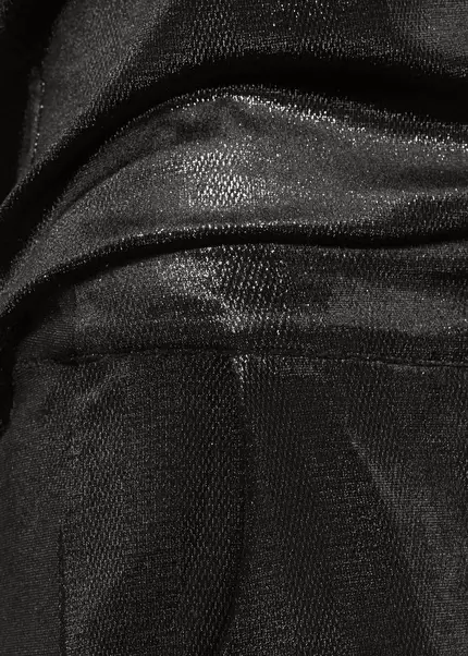 Nicowa Loose trousers made of lamé velvet RIMBIO in BLACK LAMÉarticle number NC8A22508019E-002 Valentinstagsangebot