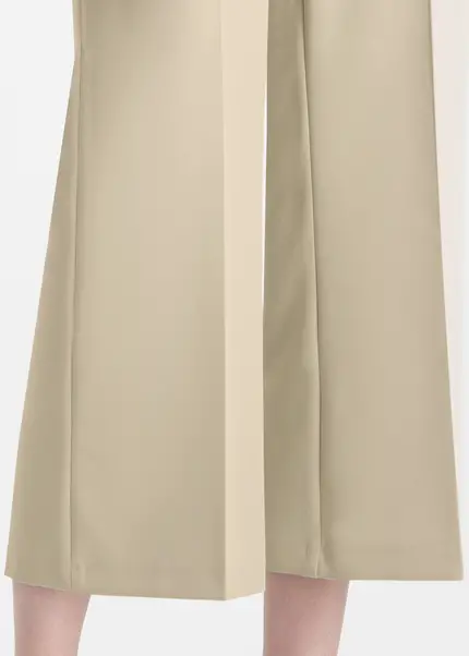 Nicowa Twill culottes with creases – CORADUE in BEIGEarticle number NC7A12016011E-138 Lagerräumung