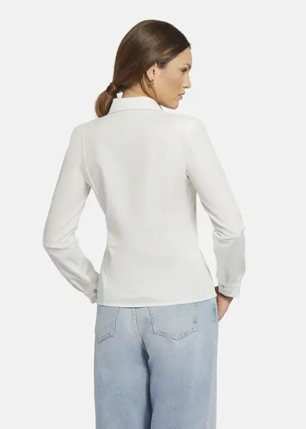 Nicowa Fitted shirt with shoulder pads - CAMIWA in WHITEarticle number NC9A22404011E-004 Bestseller