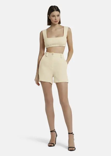 Nicowa Bouclé bustier - JALINOWA in CREAMarticle number NC9A12603011E-072 Räumungsverkauf