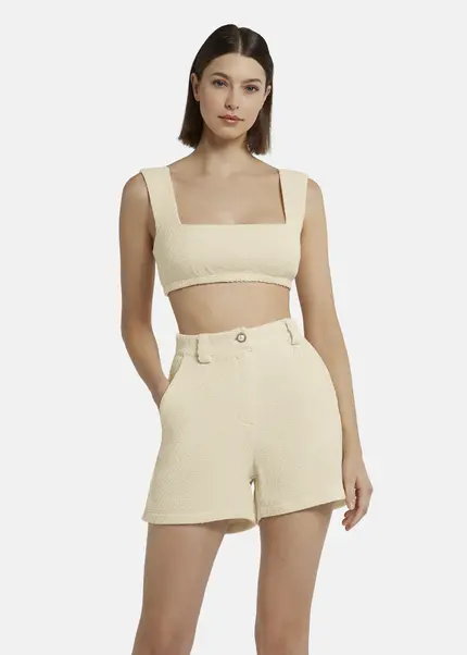 Nicowa Bouclé bustier - JALINOWA in CREAMarticle number NC9A12603011E-072 Räumungsverkauf