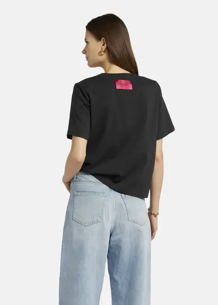 Nicowa T-shirt with shoulder pads -DILAWIA in BLACKarticle number NC9A12403019E-002 Sonderangebote