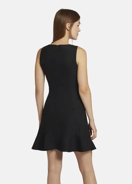 Nicowa Mini shift dress with flounce - ENAWIA in BLACKarticle number NC9A22901019E-002 Tiefpreis