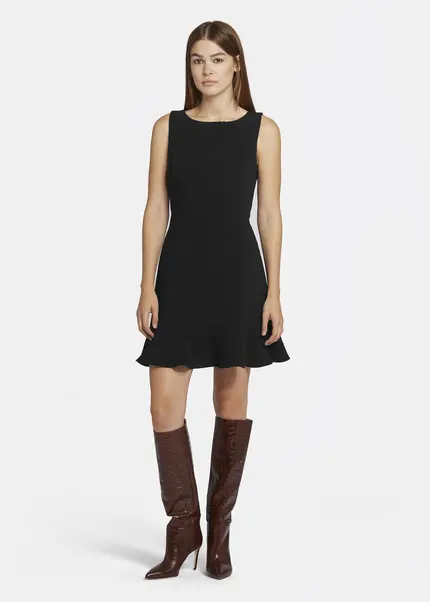 Nicowa Mini shift dress with flounce - ENAWIA in BLACKarticle number NC9A22902019E-002 Neueste Stile