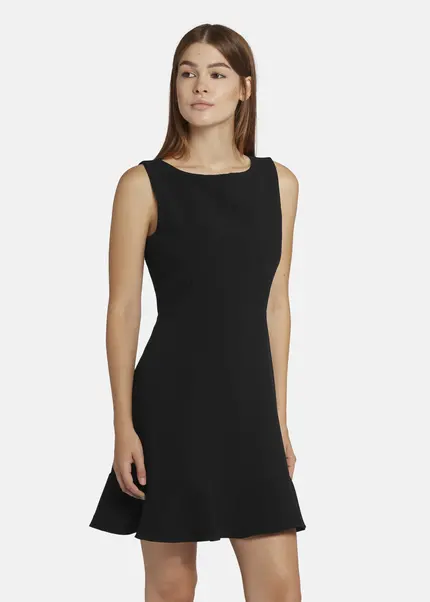 Nicowa Mini shift dress with flounce - ENAWIA in BLACKarticle number NC9A22902019E-002 Neueste Stile
