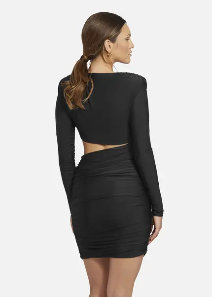 Nicowa Draped Mini Dress - OCAWI MINI in BLACKarticle number NC9A24013019E-002 Bis zu 60% Rabatt