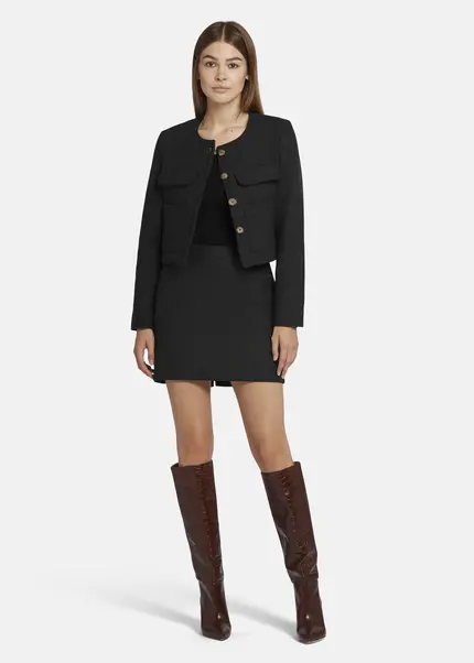 Nicowa Wool jacket with pockets - LANEVIA in ANTHRACITEarticle number NC9A22803038E-007 Begrenzt auf 3 Tage