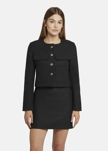Nicowa Wool jacket with pockets - LANEVIA in ANTHRACITEarticle number NC9A22803038E-007 Begrenzt auf 3 Tage