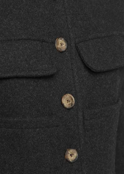 Nicowa Wool jacket with pockets - LANEVIA in ANTHRACITEarticle number NC9A22803038E-007 Begrenzt auf 3 Tage