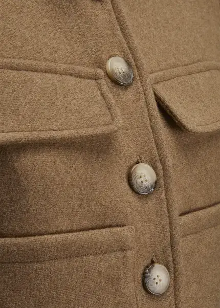 Nicowa Wool jacket with pockets - LANEVIA in BEIGEarticle number NC9A22803010E-138 Speichern exportieren