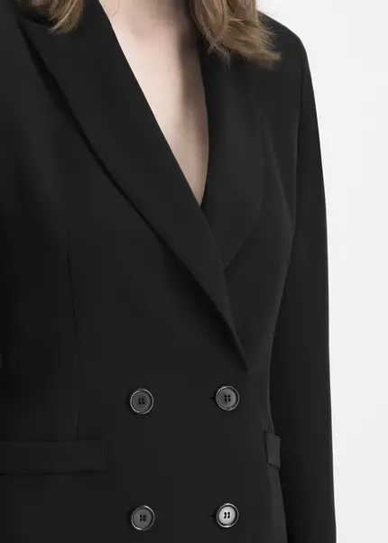 Nicowa Oversized twill blazer in BLACKarticle number NC7A12003019E-002 Black Friday Preise