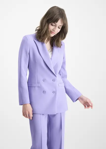 Nicowa Oversized twill blazer in LILAarticle number NC7A12002064E-145 50% Rabatt für begrenzte Zeit
