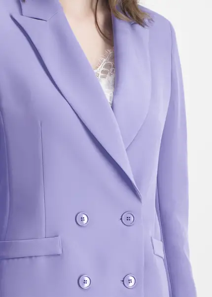 Nicowa Oversized twill blazer in LILAarticle number NC7A12002064E-145 50% Rabatt für begrenzte Zeit