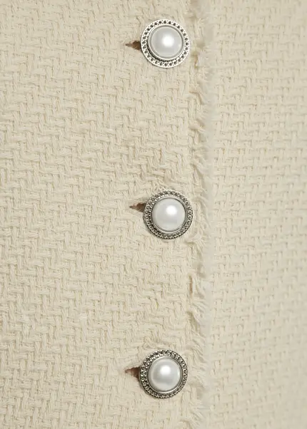 Nicowa Cropped Bouclé blazer - BIANCIWO in CREAMarticle number NC9A12605011E-072 Online