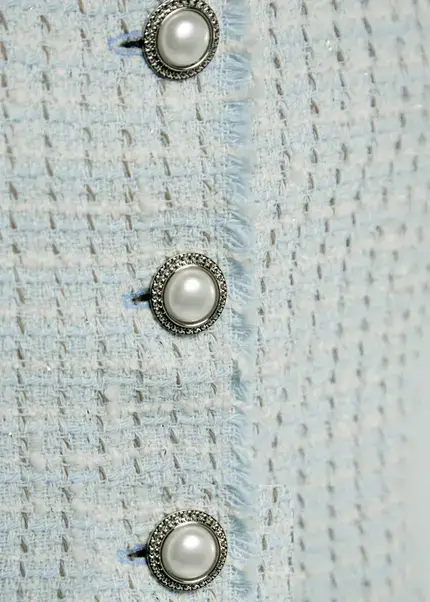 Nicowa Cropped Bouclé blazer - BIANCIWO in LIGHT BLUEarticle number NC9A12605025E-025 Outlet