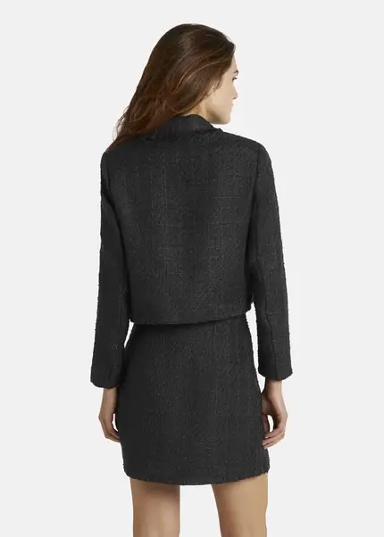 Nicowa Cropped blazer in bouclé - BAGIWO in BLACKarticle number NC7A32002019E-002 Schlussverkauf