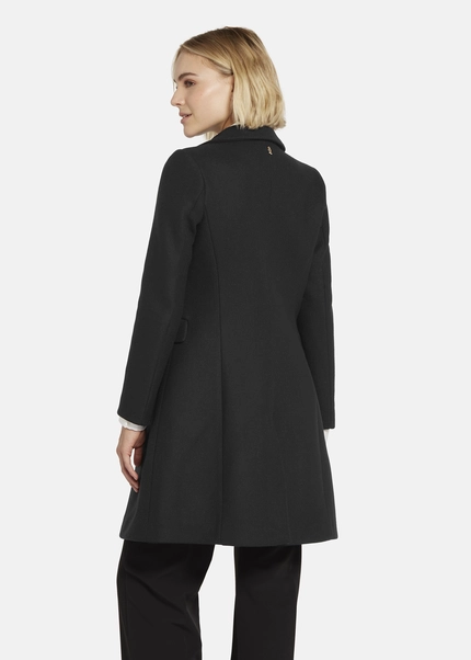 Nicowa Classic wool coat - CAPPOWA in BLACKarticle number NC8A22402019E-002 Kostenloser Versand
