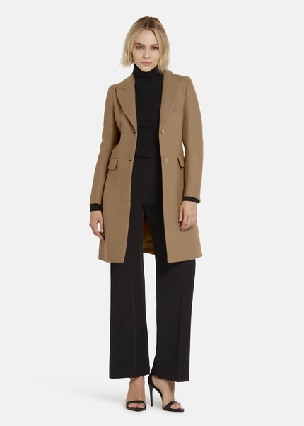 Nicowa Classic wool coat - CAPPOWA in CAMELarticle number NC8A22402022E-101 Limitierter Zeitrabatt