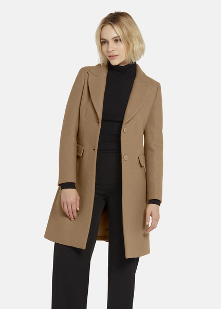Nicowa Classic wool coat - CAPPOWA in CAMELarticle number NC8A22402022E-101 Limitierter Zeitrabatt