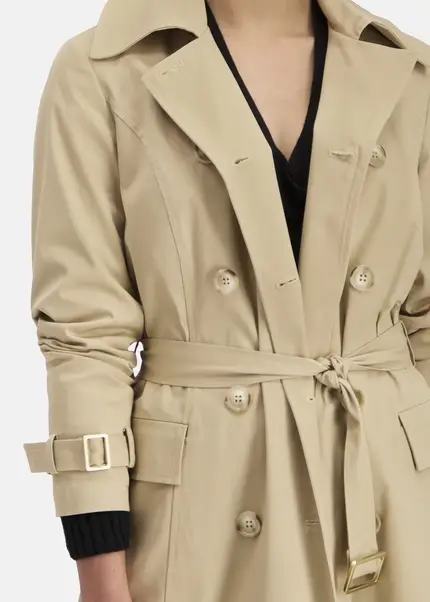 Nicowa Classic trench coat - TEKOWA in BEIGEarticle number NC8A12013012E-138 Fabrik Onlineshop