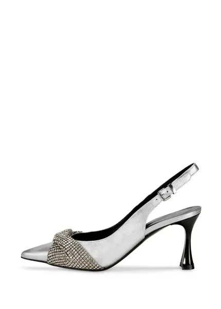 Nicowa Embellished slingback pumps COSIMALA in SILVERarticle number NC9A12701031E-088 Preisnachlass