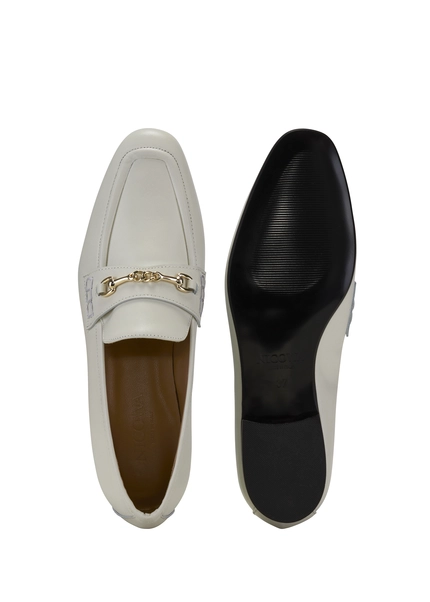 Nicowa Classic loafer with metal application MOCASO in CREAMarticle number NC8A21503012E-072 Weihnachtsangebot