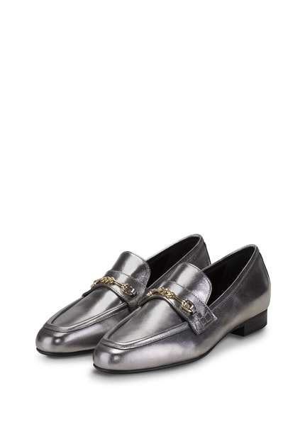 Nicowa Classic loafer with metal application MOCASO in SILVERarticle number NC8A21503031E-088 Muttertagsangebot