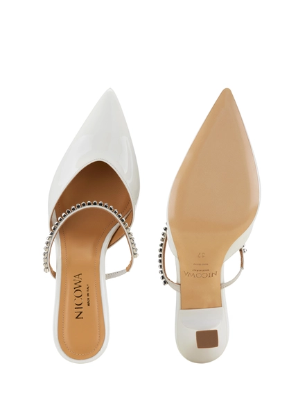 Nicowa Pumps with gemstones - ROSALIWA 75 in Creamarticle number NC8A18004012E-072 Neueste Mode