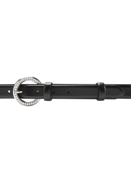 Nicowa Belt with rhinestone buckle LUNAWI in BLACKarticle number NC8A21102019E-002 Räumungsverkauf
